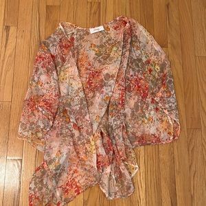 Icing Pink Floral Kimono
